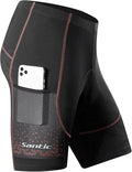 Santic Men's Cycling Shorts Padded Bicycle Riding Pants Bike Biking Clothes Cycle Wear Tights