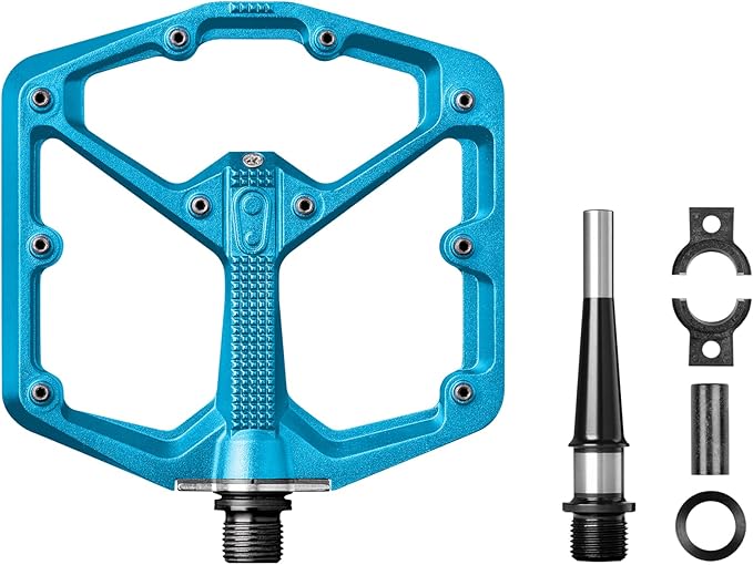 Crankbrothers Stamp Flat MTB Pedals - Size-Specific, Lightweight, Versatile, Durable Bike Pedals