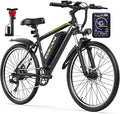 Electric Bike for Adults, Peak 1500W Ebike 26" Electric Mountain Bike 70 Miles Range, 648Wh Removable Battery, 40KMH Fast Commuter Electric Bicycle for Men, Lockable Front Suspension, 7-Speed Gears