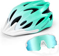 Odoland Adult Bike Helmet and Cycling Sunglasses Set for Men & Women, Safety Certified Bicycle Helmet with UV Protection Glasses for Mountain, Skating, Road, City Commuting & Outdoor Riding