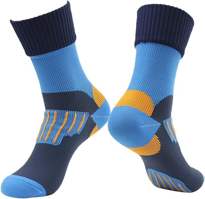 RANDY SUN Waterproof Breathable Socks, [SGS Certified] Unisex Novelty Skiing Trekking Hiking Wading Trail Socks