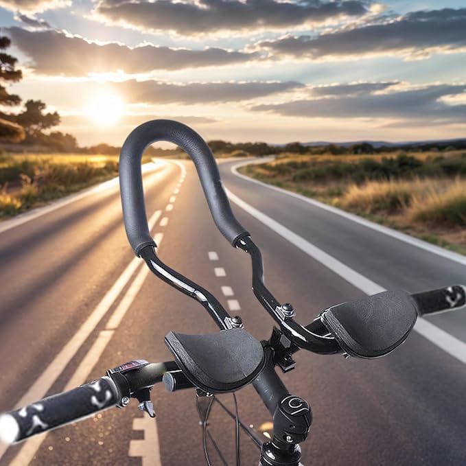 Aero For Road Bike - Bike Aero Aluminum Alloy, Handlebar Clip Armrest Bar | Cycling Biking Accessories Part For Racing Training Relaxation Biking Commuting Traveling