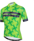 Men Cycling Jersey Skull Bike Short Sleeve Tops Quick-Dry Reflective 3-Pockets S-3XL
