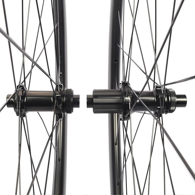 ICAN FL40/50 Max 1347g/1370g/1395g Carbon Disc Road Bike Wheelset 23mm Inner Width 700C 36T Ratchet System Hub