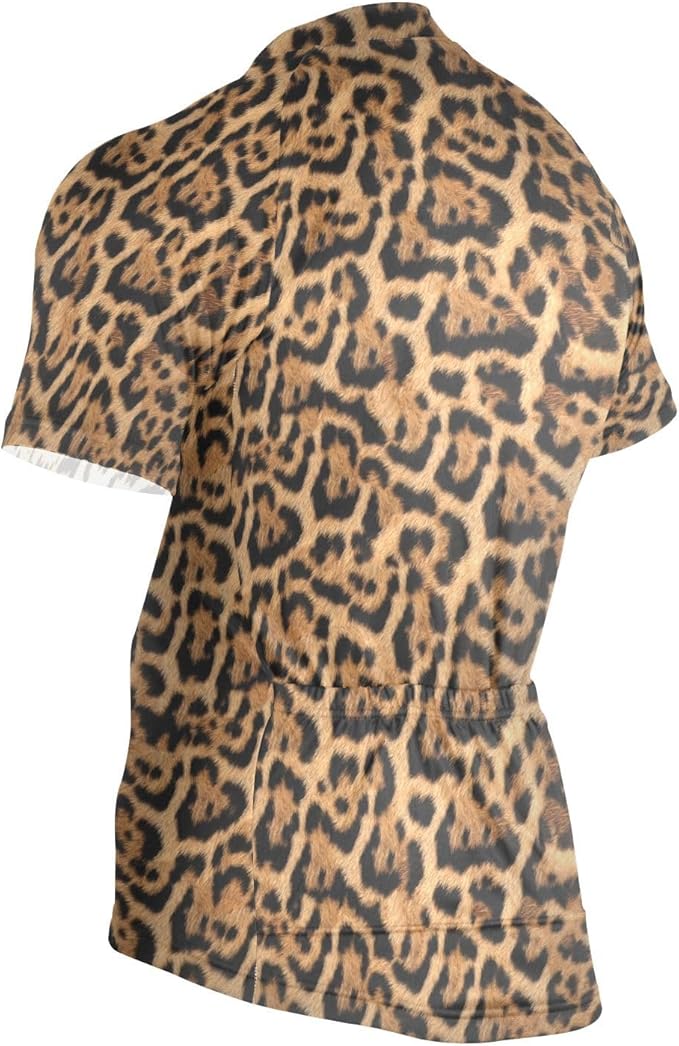 Men's Cycling Bike Jersey Short Sleeve Moisture Wicking, Breathable, Quick Dry Biking Shirt with 3 Rear Pockets