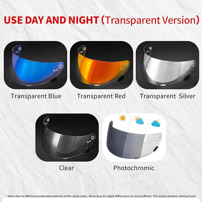 PSLER Qualifier Visor- Qualifier DLX Helmet Visor Motorcycle Face Shield Accessories Replacement for Bell Qualifier/Star/Vortex/RS-1/Revolver,Transparent Silver