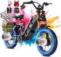 2026 eAhora Juliet Pro 2 EBike - Dual Motor 5400W/1200W 30-43MPH 60V 70Ah 200Mile Long Range Electric Bike for Adults, 20'' Fat Tire Fast Electric Mountain Bike Full Suspension Electric Bicycle