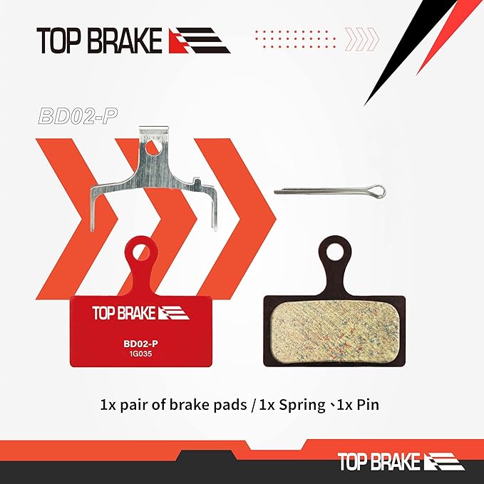 TOP BRAKE Disc Bike Brake Pads Compatible with Shimano XTR M9000/9020 Deore XT M785/ M8000 | MTB/eMTB/Gravel/Cross Country(XC)/Trail/All Mountain/Cycling