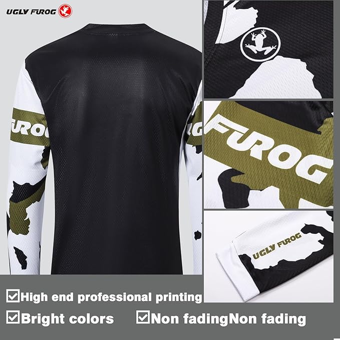 UGLY FROG Bike Wear Long Sleeve Men's Classic Fashion Cycling Downhill Jersey Sportswear Clothing