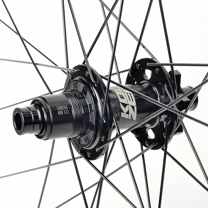 Road Wheelset, HG/XD/MS 700C Alloy Road Bicycle Wheelset, Quick Release/Thru Axle Disc Brake Bicycle Wheels for Adult Bikes