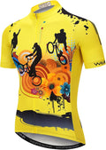 Cycling Jersey Mens Road Bicycle Clothing Summer Short Sleeve Breathable Cycling Tops