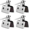 AGPTEK Bike Brake Pads, High-Performance Brake Pads, Disc Brake Pads & Spring (Semi-Metallic&Resin) for Mountain Bike Disc Brakes,Bike Pads Compatible with TRP Tektro Shimano Deore Br