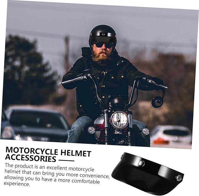 Gatuida 3pcs Motorcycle Wind Shieldhelmet Lens Sun Visor for Helmets Easy Slide Buckles Summer Riding Protection