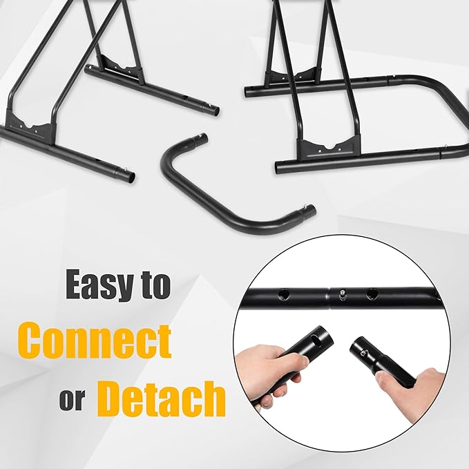 CyclingDeal Bike Rack Floor Parking Bike Stand for up to 6 Bicycles | Indoor, Home & Garage Storage Rack | Stable & Secure Bicycle Stand w/ Tire Grooves Up to 29", Holding Plates & Custom Spacing