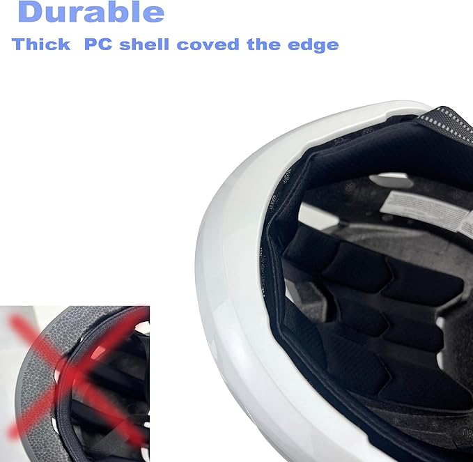 Adult Road Bike Helmet for Men Women, Lightweight Mountain Road Bicycle Cycling Helmet Adjustable for Mens