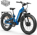 FREESKY Ranger AIR Dual Motor Electric Bike for Adults, 3500W 200NM Fast Ebike,105Miles Long Range E Bike,Full Suspension Electric Mountain Bike, 26'' Fat Tire Electric Bicycle for Man Womens Hunters