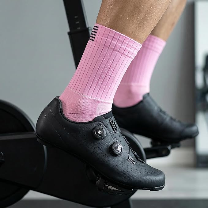 Cycling Socks for Men & Women - 3D Arch Support Compression Bike Socks | Moisture Wicking & Breathable