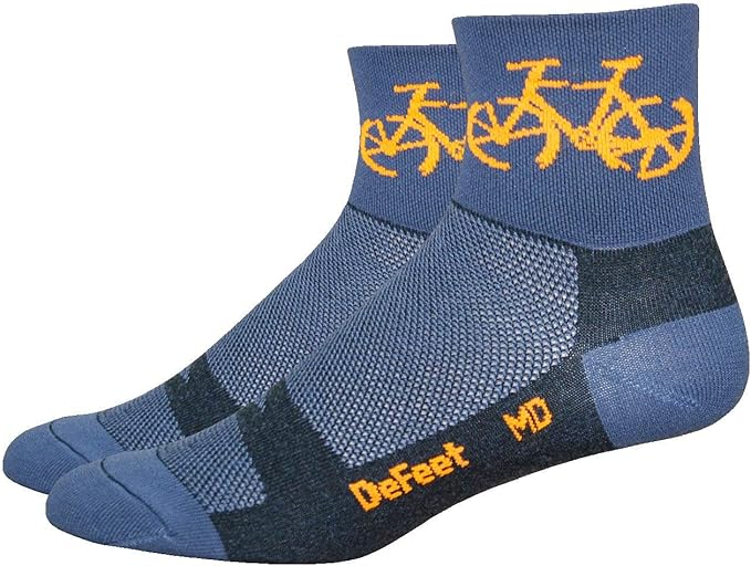 DEFEET | Aireator 3" Patterned Cycling Socks | For Biking, Running, & Everyday Adventures