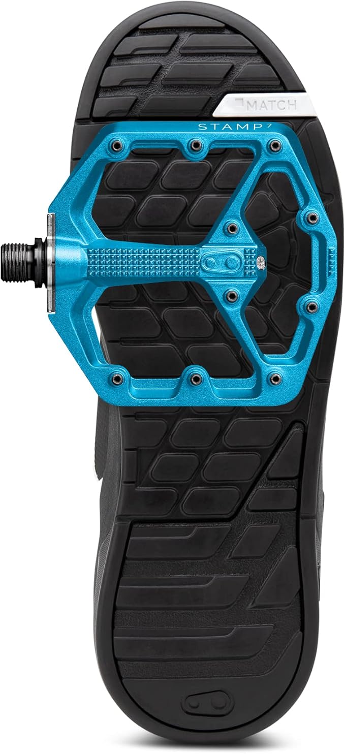 Crankbrothers Stamp Flat MTB Pedals - Size-Specific, Lightweight, Versatile, Durable Bike Pedals