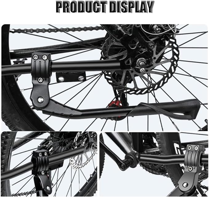 Bike Kickstand for Specialized Tarmac SL3 Tarmac SL6 Tarmac SL7 Tarmac SL8 Tarmac Sport, Aluminum Alloy Bicycle Kickstand For Adult Bikes Rear Mount Adjustable Kids Bike Kickstand Sturdy Non-Slip