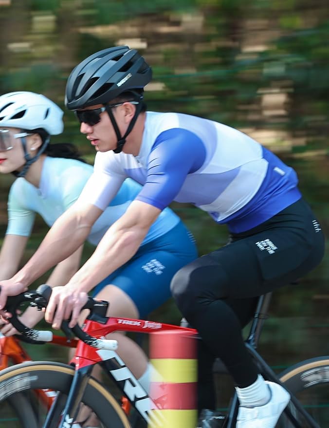 INBIKE Cycling Jersey Long Sleeve Breathable and Quick Dry with 3 Rear Pockets Biking Shirt for Men and Women
