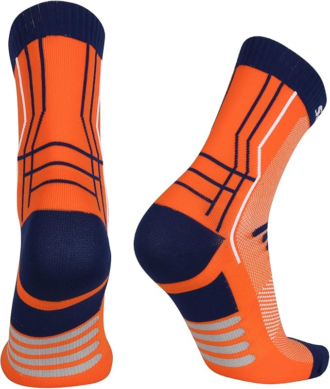 Santic Men's & Women's Cycling Socks Cotton Running Hiking Soccer Socks Crew Athletic Anklets