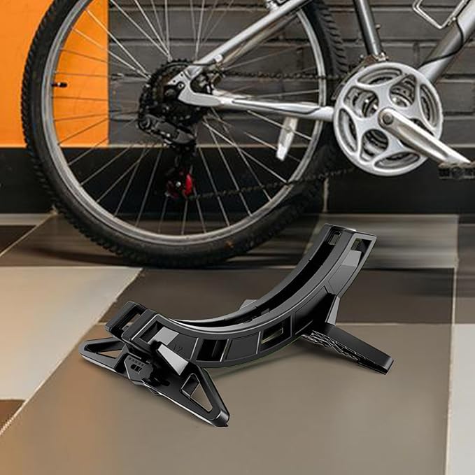 Indoor Bike Stand, Bike Parking Holder for Garage or Home | Adjustable Bicycle and Scooter Floor Rack, Sturdy Construction, Space Efficient Design, Perfect for Storing Multiple Bikes Safely and Neatly
