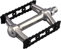 MKS Sylvan Gordito Platform Pedals 9/16" Grippy Cage Grip Alloy Body Silver/Blk
