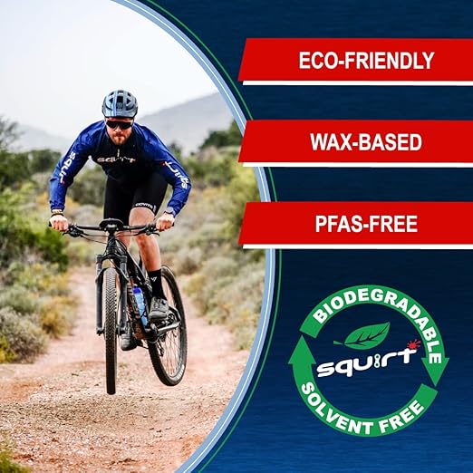 Squirt Chain Lube for Bikes 2 Pack (120ml) – Long-Lasting Lubricant for All Bike Chains – All-Weather Dry Lube to Reduce Noise & Chainsuck – Bicycle Tools & Maintenance Aid