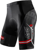 sponeed Men Bike Shorts Cushioned Biking Wear Gear Road Cycling Bottoms