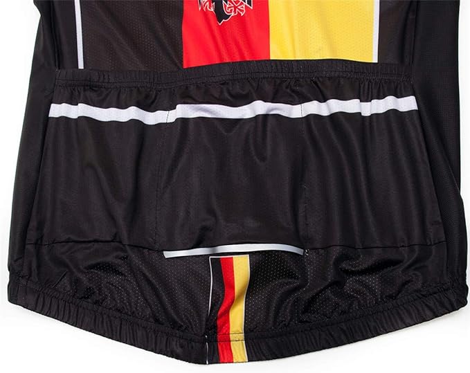 Men's Cycling Jerseys Tops Biking Shirts Short Sleeve Full Zipper Bike Clothing