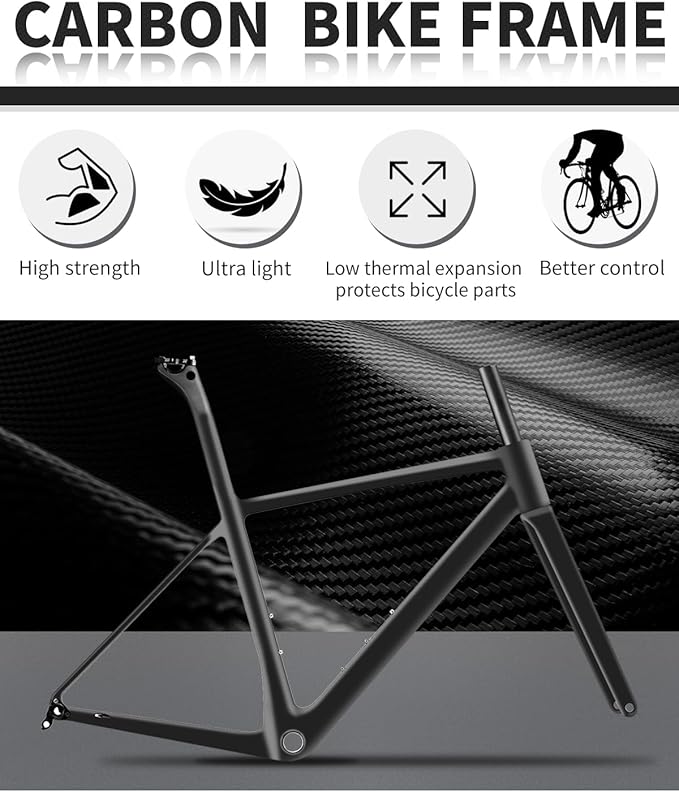 KOOTU Carbon Road Bike,700C Wheels Commuter Bicycle for Men and Women,Racing Bicycle with Shimano 105 R7000 22S Speeds Groupset Ultra-Light Bicycle
