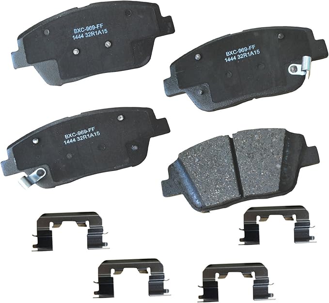 Bendix Premium SBC1444 Ceramic Front Brake Pads for Hyundai Sonata 2015-2011, Kia Optima 2016-2011