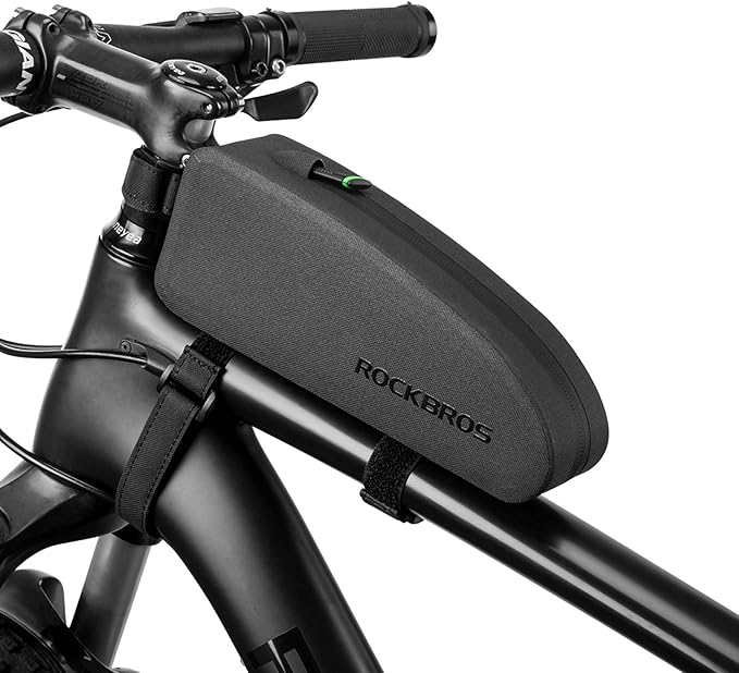 ROCKBROS Bike Top Tube Bag Bicycle Front Frame Bag Waterproof Bike Pouch Pack/Phone Bag Cycling Accessories Pouch for Mountain Road Bike Medium