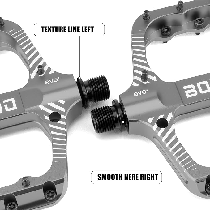 Bike Pedals 9/16" Lightweight Non-Slip Bicycle Platform Pedals - Fits Most Adult Bikes & Mountain Bikes &MTB, Road Bikes and Slip-Resistant Design