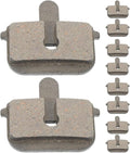 Garneck 5 Pairs Universal Bicycle Disc Brake Pads for Mountain Bike and E-Bike, Semi-Metallic Hydraulic Brake Pads Replacement Set for Electric Scooters and Cycling Trail Use