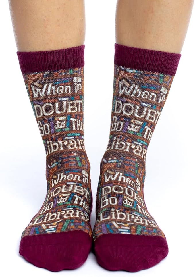 Good Luck Sock Novelty Crew Socks for Adults - For Men, Women and Teens