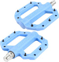 SWIX Bike Pedals Professional Mountain and Road Bike Flat Pedal Wide Paltform and Lightweight Non-Slip Pedal for 9/16" Bike/Hybrid Bike/E-Bike Parts Replacement Pedals Bike Accessories