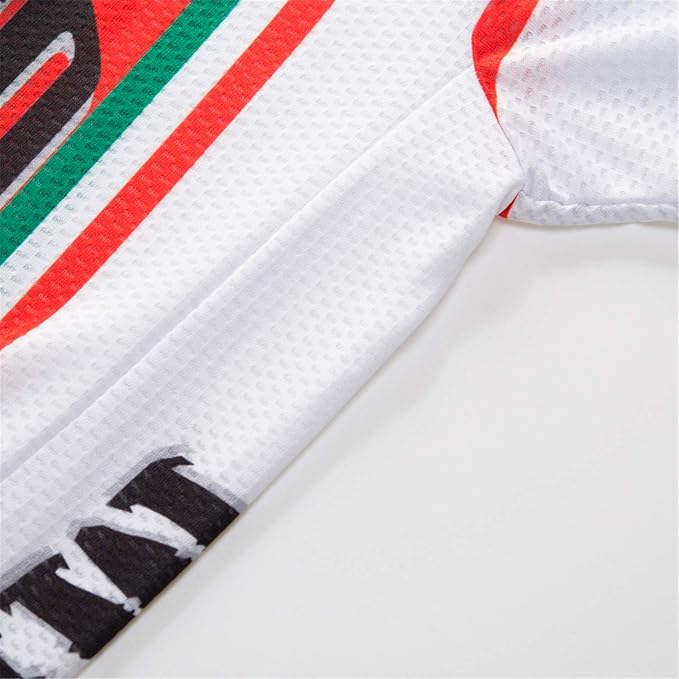 Cycling Jerseys Men Bicycle Short Sleeve Summer Shirt Bike Biking Tops Riding Clothing Flag