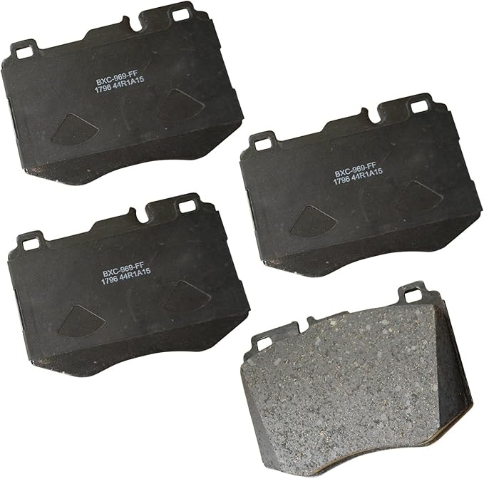 Bendix Premium SBC1796 Ceramic Front Brake Pads for Mercedes-Benz C250 2018-2016,C300 2021-2015,C350e 2018-2016,C400 2015,E200 2020-2016,E250 2019-2018,E300 2019-2017,E350 2023-2020,GLC300 2018-2016