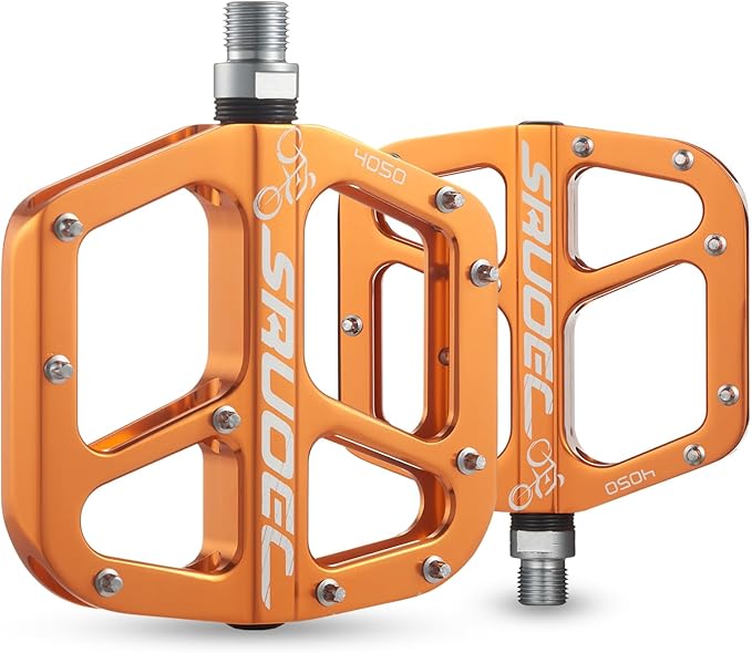 Lightweight Bike Pedals - Non-Slip Mountain and Road Bicycle Pedals for BMX