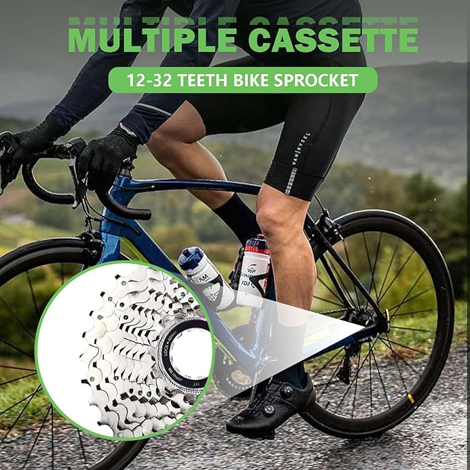 Bike Cassette 10 Speed Cassette Sprockets CS-HG500-10 Bike Sprocket for Mountain Bike Folding Bike Commuter Bike