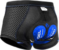 X-TIGER Men's Cycling Underwear Shorts 5D Padded Gel,MTB Biking Shorts Pants with Breathable,Adsorbent Design