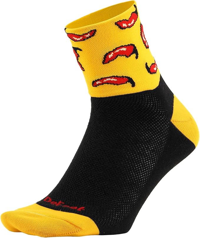DEFEET | Aireator 3" Patterned Cycling Socks | For Biking, Running, & Everyday Adventures