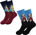 Real Sic Fun Socks for Men and Women - Cozy Cotton Dress Socks with Colorful Designs - Cool, Casual, Wacky Patterned