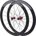 Road Bike Carbon Wheels 700C 30/40/50mm Double Layer Bike Rim Aluminum Alloy Quick Release C/V/Rim-Brake Bike Wheels 7-12 Speed Wheelsets
