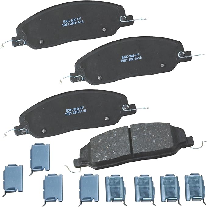 Bendix Premium SBC1081 Ceramic Front Brake Pads for Avanti Avanti 2007-2005, Ford Mustang 2010-2005