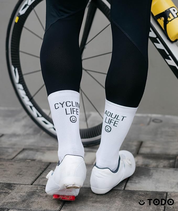 TODO PRO Cycling Socks - Breathable Bike Socks for Men and Women