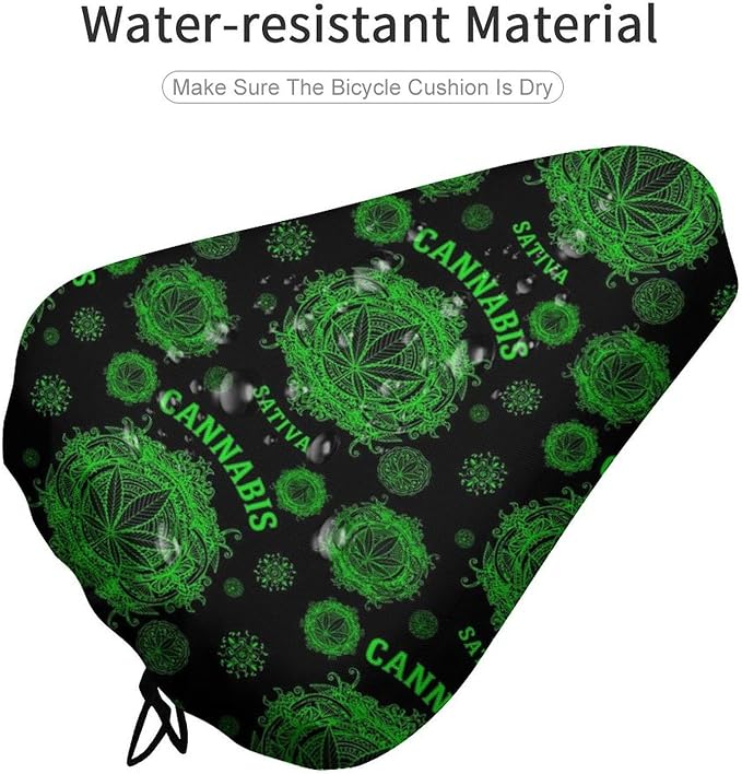 Adjustable Exercise Bike Seat Cover, Soft Cushion Indoor Outdoor Dust Resistant Protection