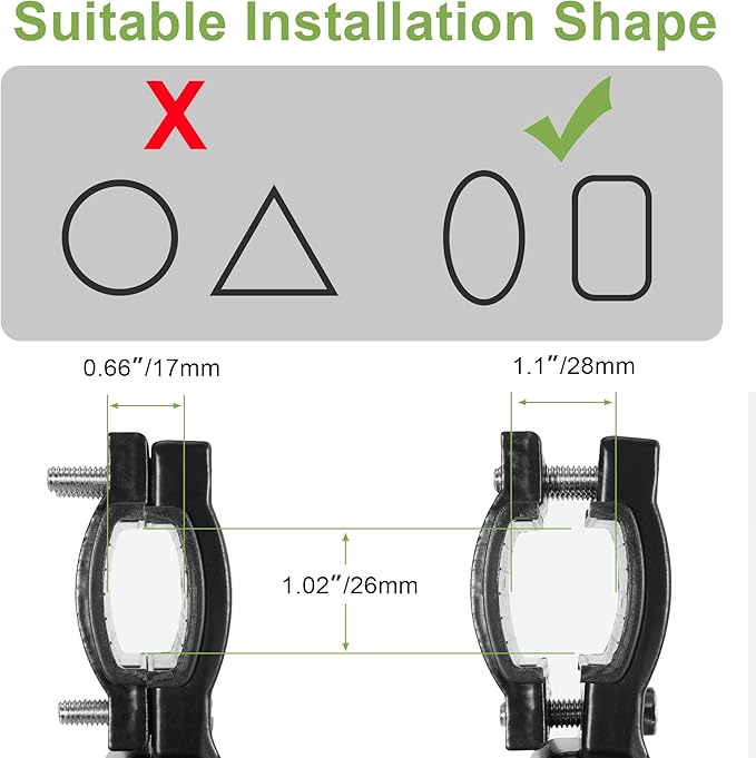 RUTU Bike Kickstand 24"-29",Adjustable Adult Bicycle Kickstand for Ebike,Mountain Bike,Fat Tire Bike,Heavy Bike Non-Slip Kick stand